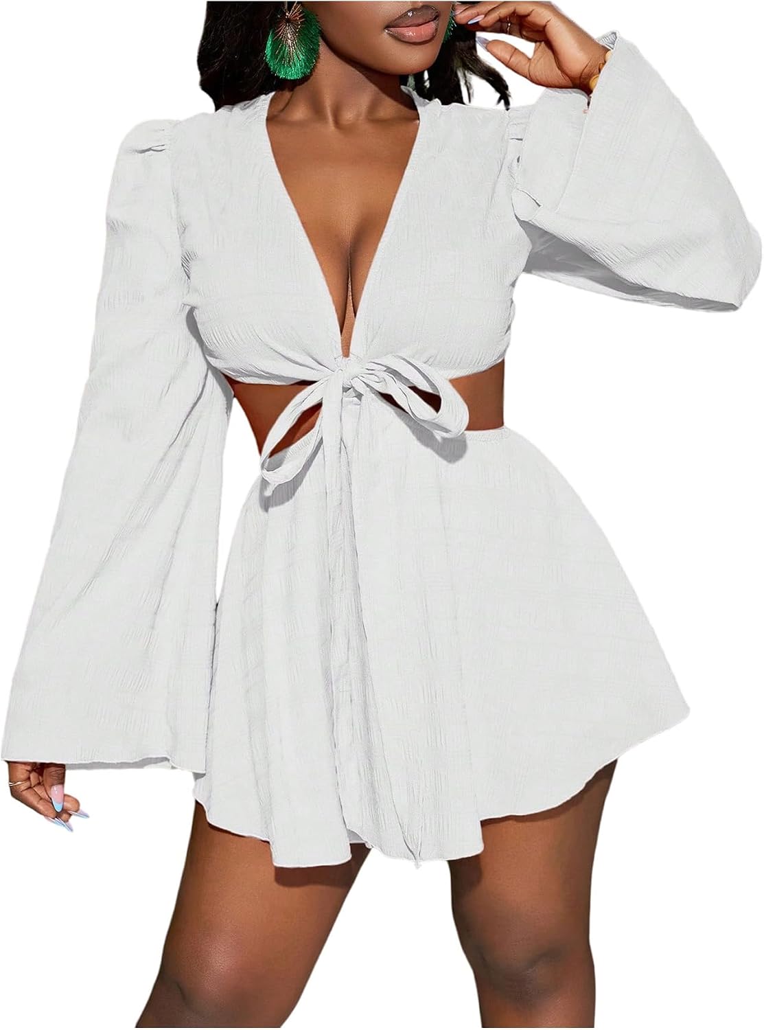 BEAUDRM Women's Summer Tropical Dress Sexy Vacation Outfits Beach Sundress | Tropical Dresses for Women, Summer Dress, Two Piece Sets, Summer Outfits