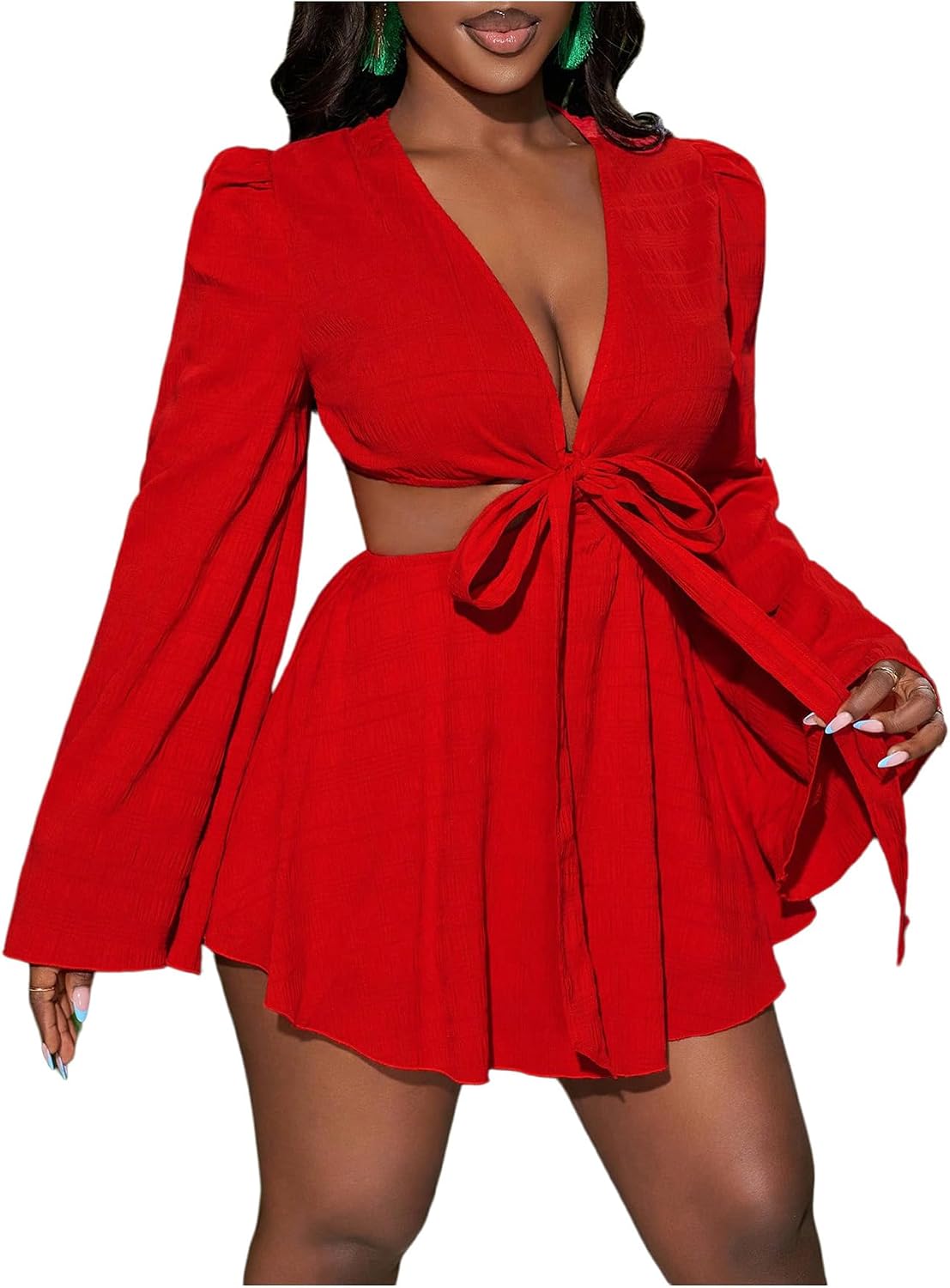 BEAUDRM Women's Summer Tropical Dress Sexy Vacation Outfits Beach Sundress | Tropical Dresses for Women, Summer Dress, Two Piece Sets, Summer Outfits