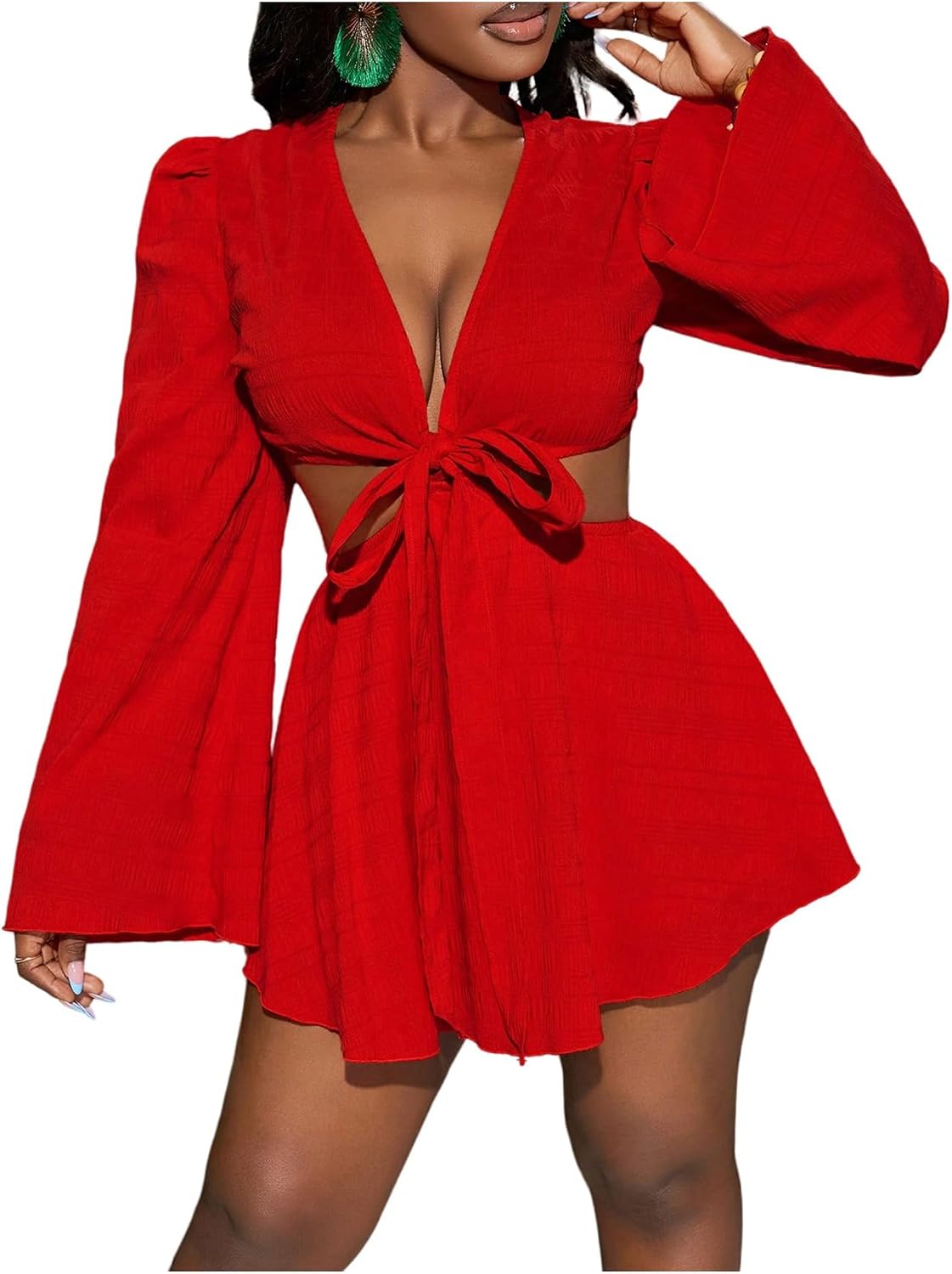 BEAUDRM Women's Summer Tropical Dress Sexy Vacation Outfits Beach Sundress | Tropical Dresses for Women, Summer Dress, Two Piece Sets, Summer Outfits